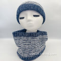 Knitted hat and scarf sets for men